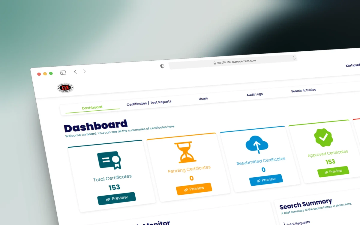 Certificate Management System