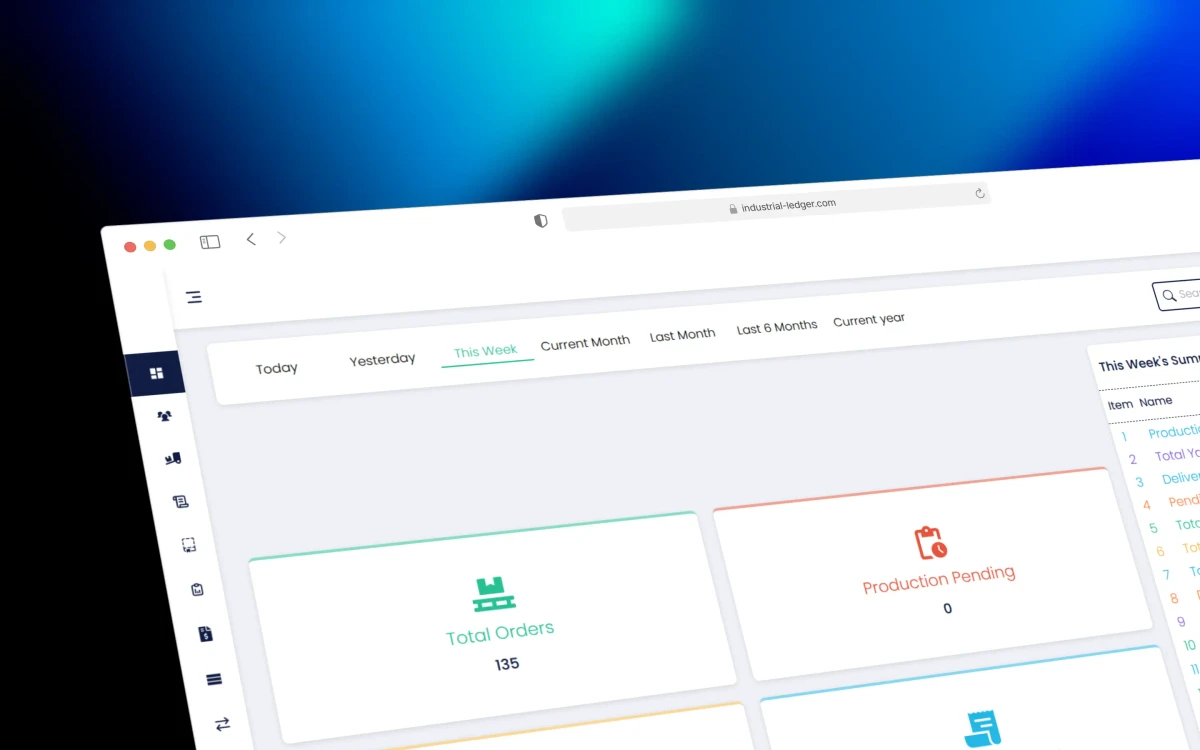 Industrial Ledger System